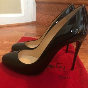 Christian Louboutin Dorissima 100 Patent Black